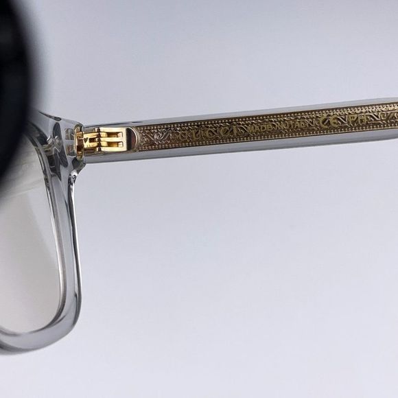 🫧NEW GUCCI LOGO GG0184S 001 Transparent Gray Photochromic Square Unisex Frame - Picture 11 of 15